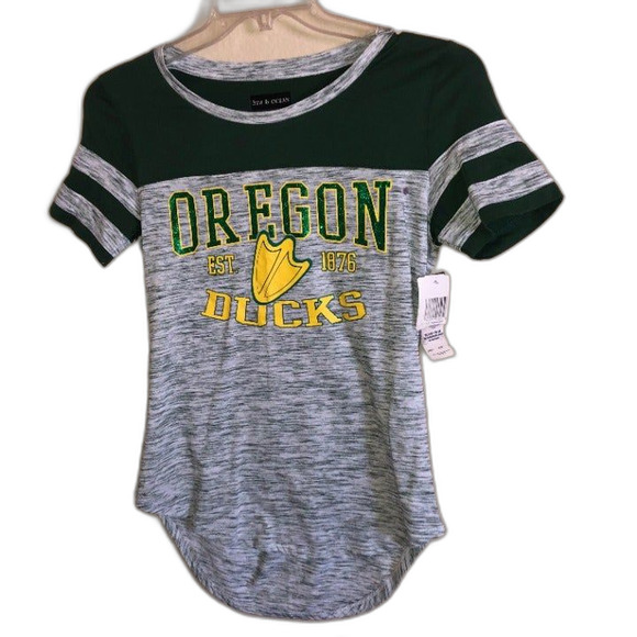 5th & Ocean Tops - OREGON DUCKS SHIRT NWT SZ S